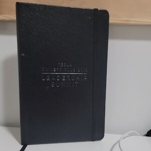 Tesla Limited Edition Owners Club 2018 Black Leadership Summit Lined Notebook